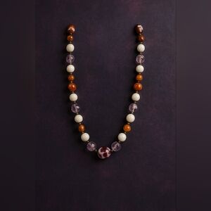 Elegant Multi-Color Beaded Necklace